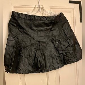 NWT Aeropostale Faux Leather Mini Skirt